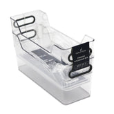 Clear bin with cool grey 11C handle	2PK Storage bin Size: 30.3x11x13cm